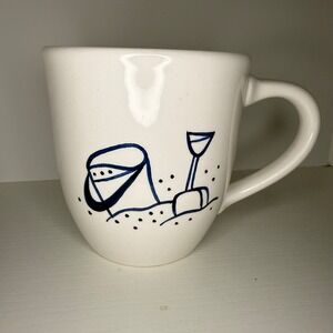 At Home International By the Sea Trish Richman Beach Bucket Shovel Mug 1999